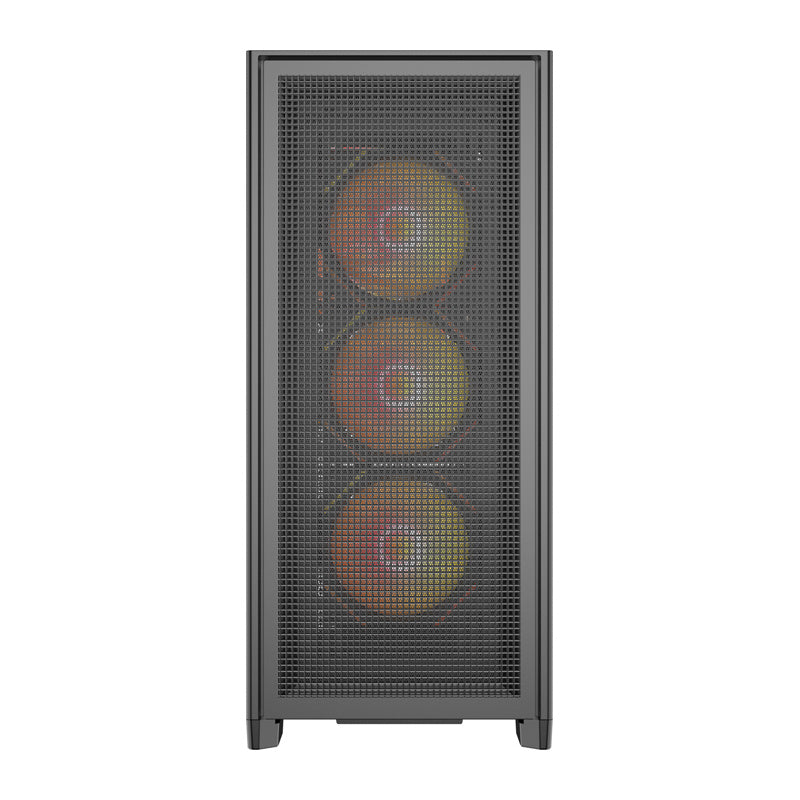 DarkFlash AIRNOVA computerkasse (sort) + 3 fans