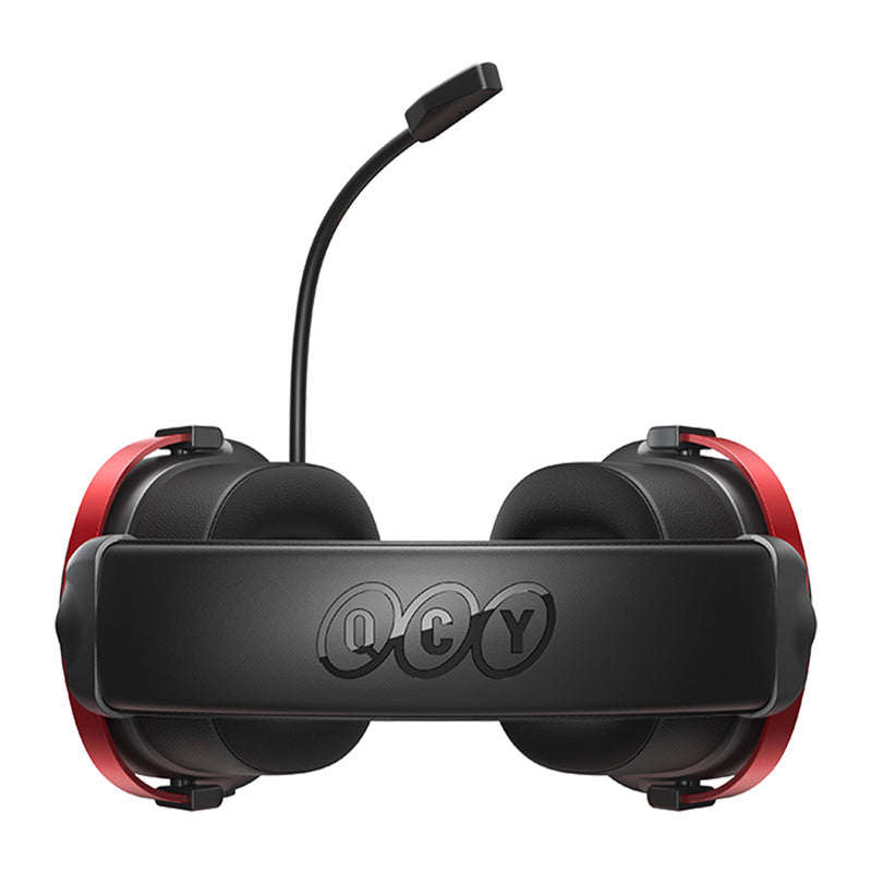 QCY Heroad VN200 Gaming Headphones (sort og rød)