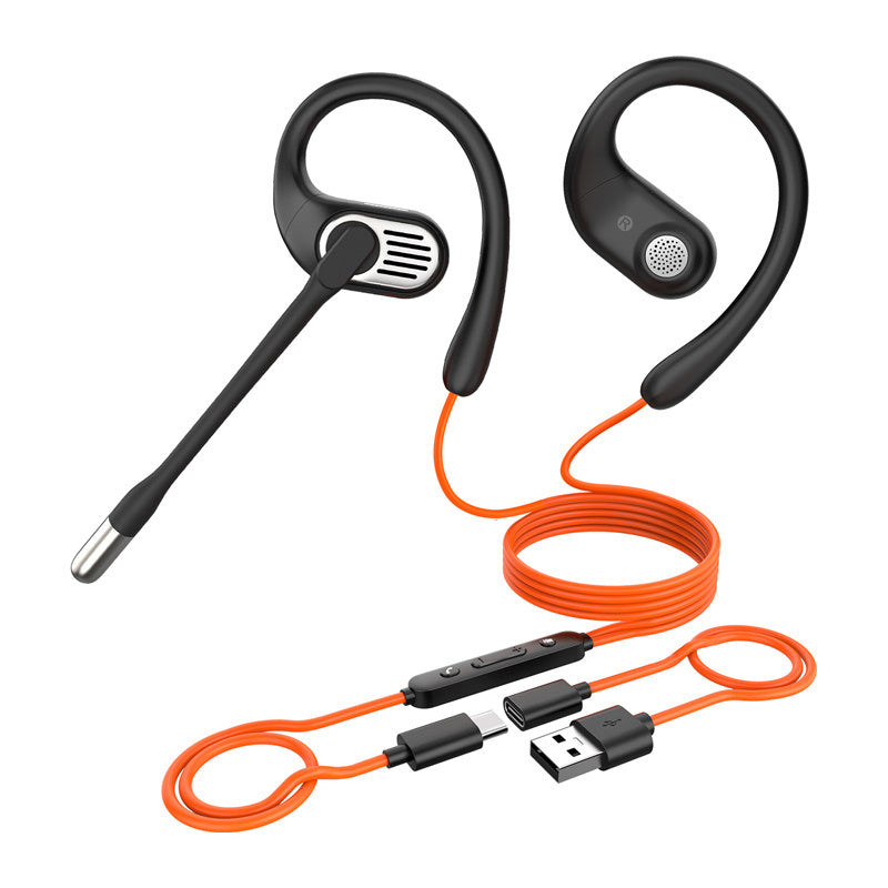 OpenRock Link 10 Wired Over-Ear Headphones (Sort)