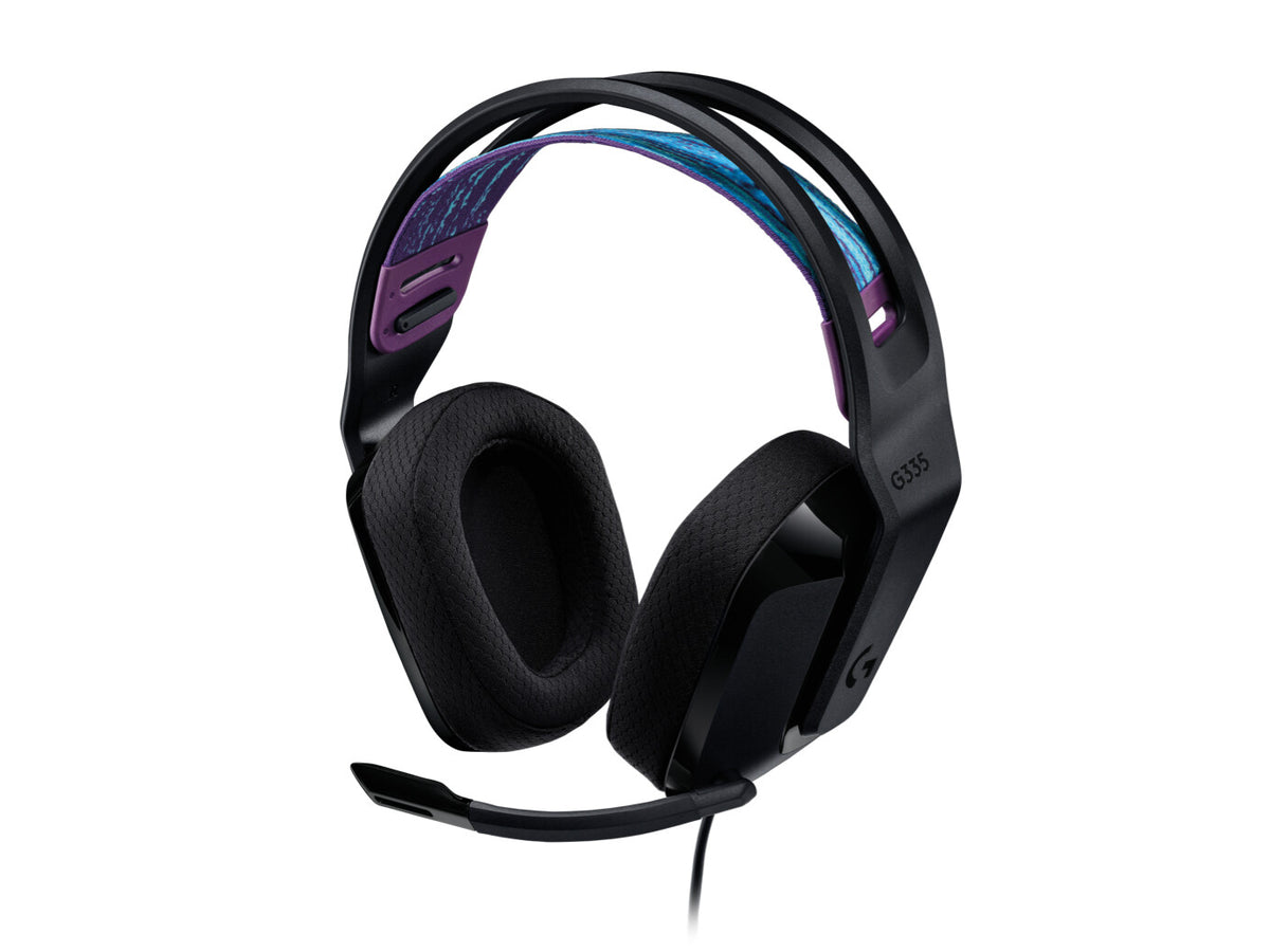 Logitech G G335 Wired Gaming Headset Kablet Høretelefoner Sort