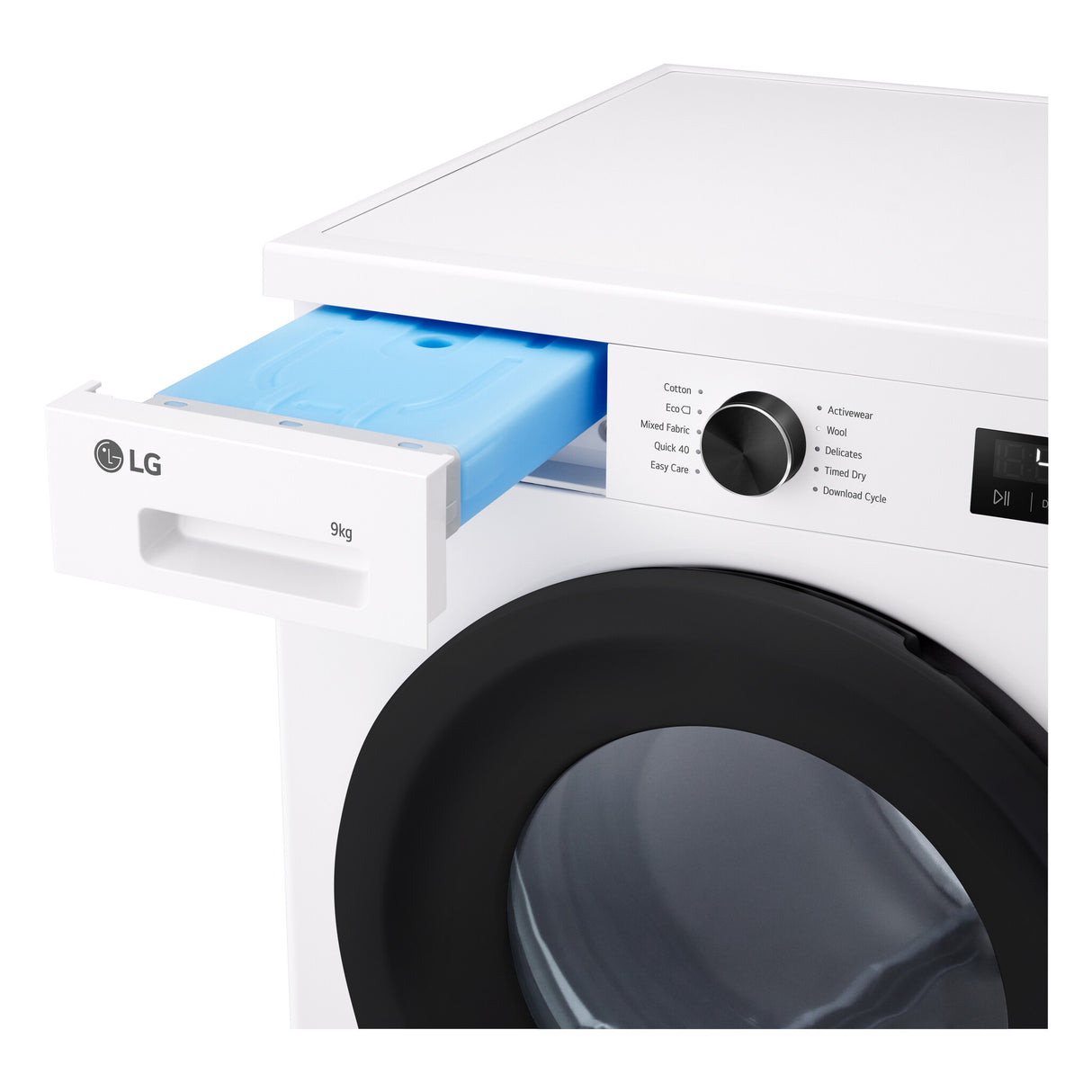 LG RHX1009NWK tørretumbler Fritstående Front-læsning 9 kg Hvid