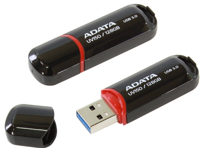 ADATA AUV150-128G-RBK USB-nøgle 128 GB USB Type-A 3.2 Gen 1 (3.1 Gen 1) Sort