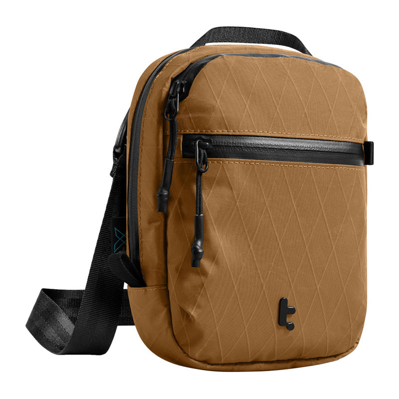 TOMTOC Aviator-T37 rejsepose med skulderrem X-Pac 1.3L (brun)