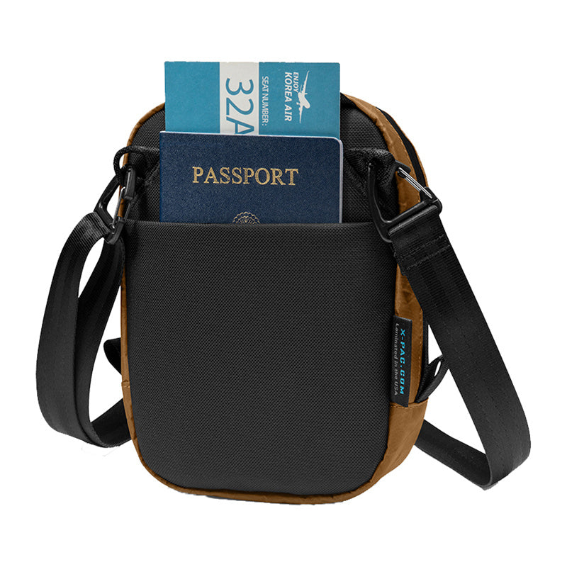 TOMTOC Aviator-T37 rejsepose med skulderrem X-Pac 1.3L (brun)