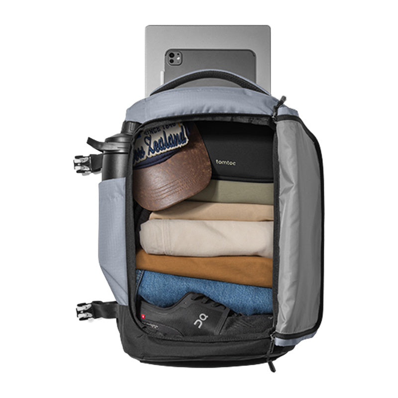 TOMTOC Navigator-T66 Liteway Travel Backpack 28L (lysgrå)