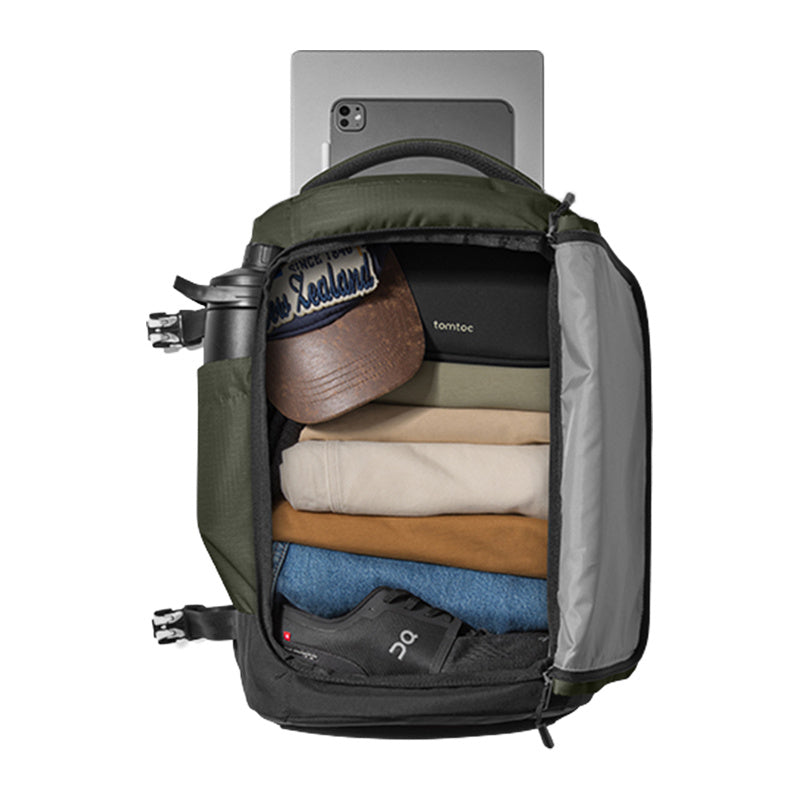 TOMTOC Navigator-T66 Liteway Travel Backpack 15.6"/28L (grøn)