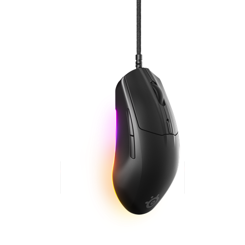 SteelSeries Rival 3 Gen 2 - Black - Gaming mus