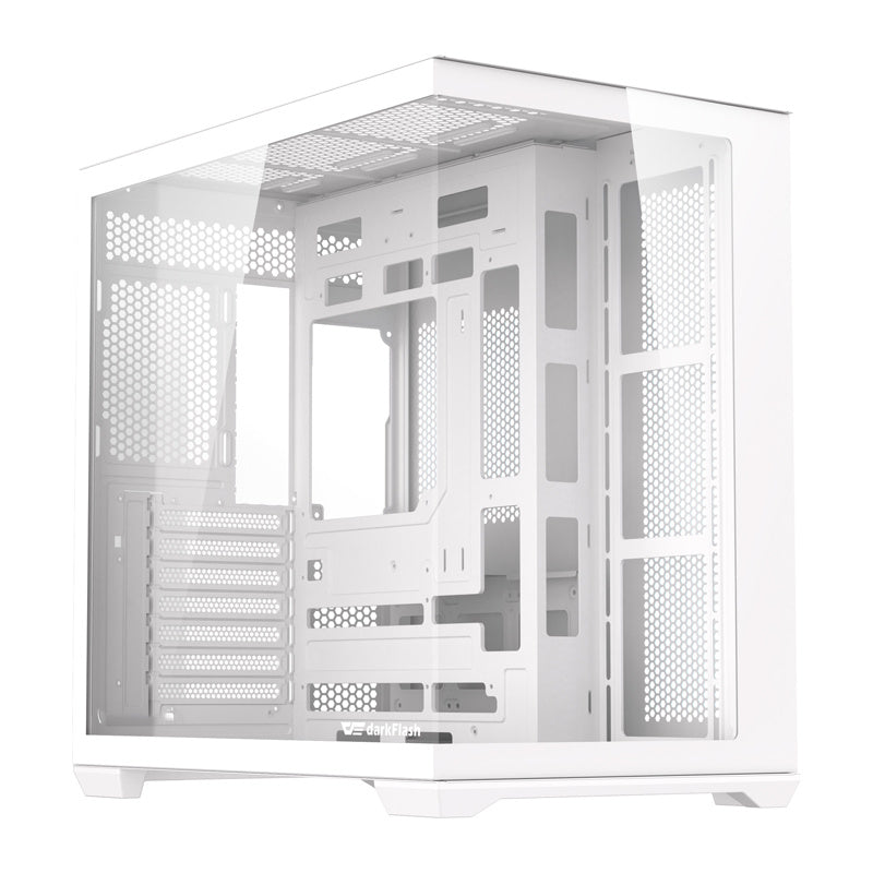 DarkFlash C280 computerkasse (hvid)