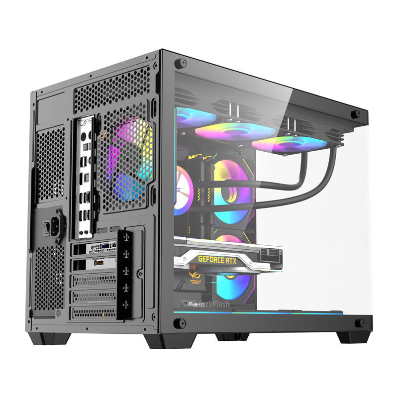 DarkFlash B275 PRO computer case (sort) + 6 fans