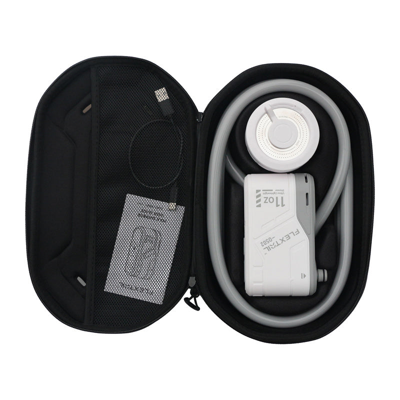 Flextail Max Shower Portable Shower med Case (hvid)