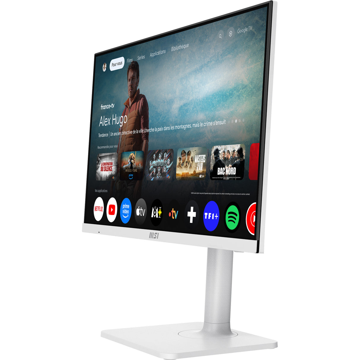 MSI Modern MD272UPSW computerskærm 68,6 cm (27") 3840 x 2160 pixel 4K Ultra HD Hvid