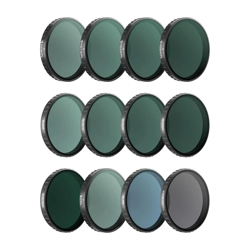 Freewell Filter Set til OSMO Action 6 Mega Kit 12-stykker pakke