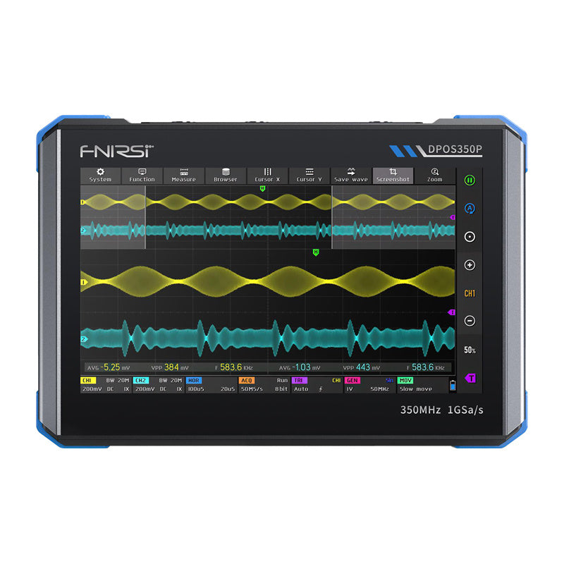 FNIRSI DPOS350P 4-i-1-digitalt oscilloskop