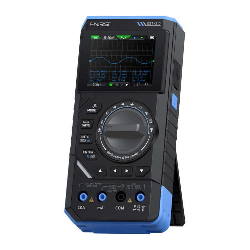 SigGen 3-i-1 FNIRSI DST-210 håndholdt digitalt multimeter med oscilloskop