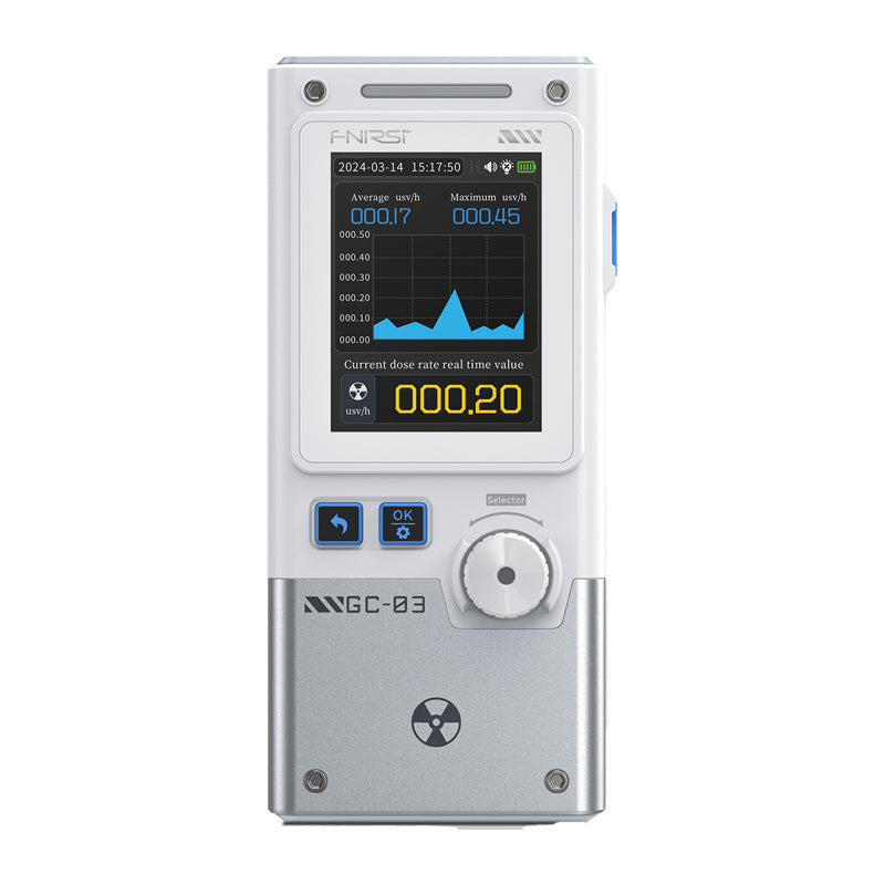 Multifunktionsdetektor for ioniserende stråling FNIRSI GC-03 WT
