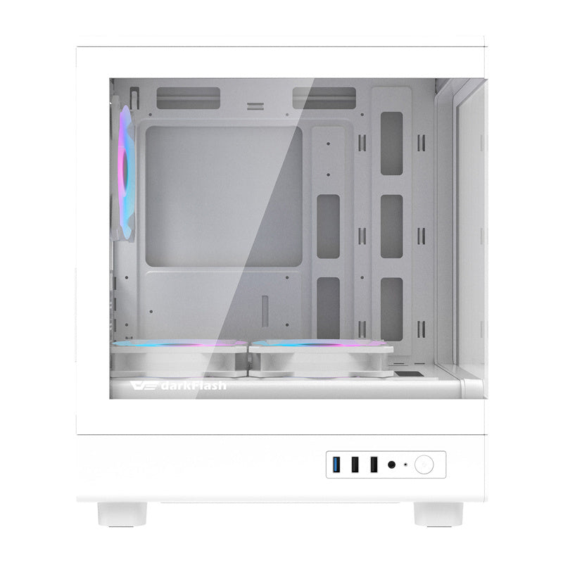 Darkflash DB330M Computer Case + 3 Fans (hvid)