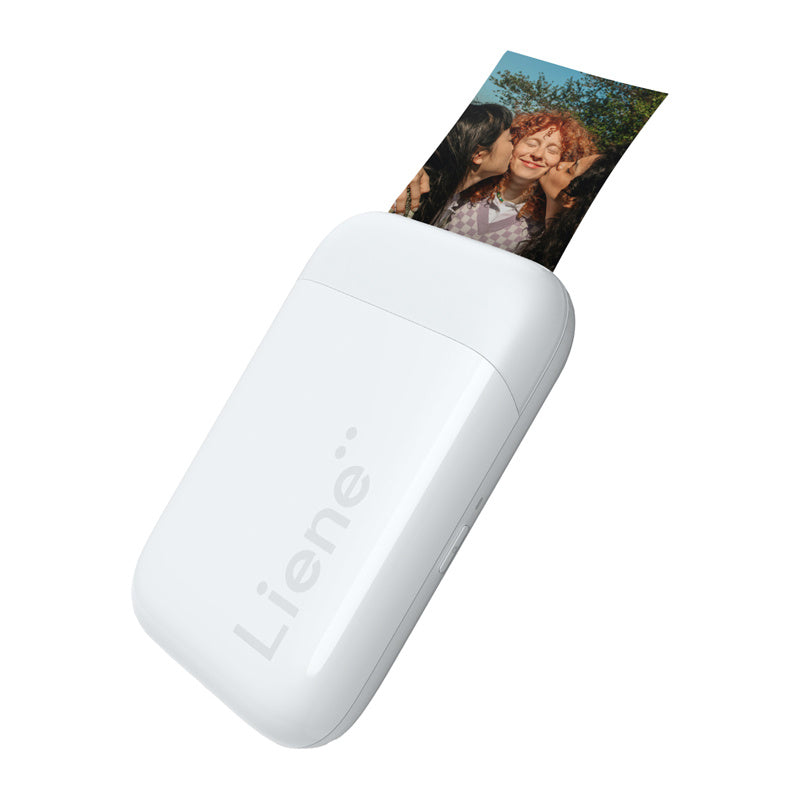 Liene Pearl 2x3" bærbar fotoprinter (hvid)