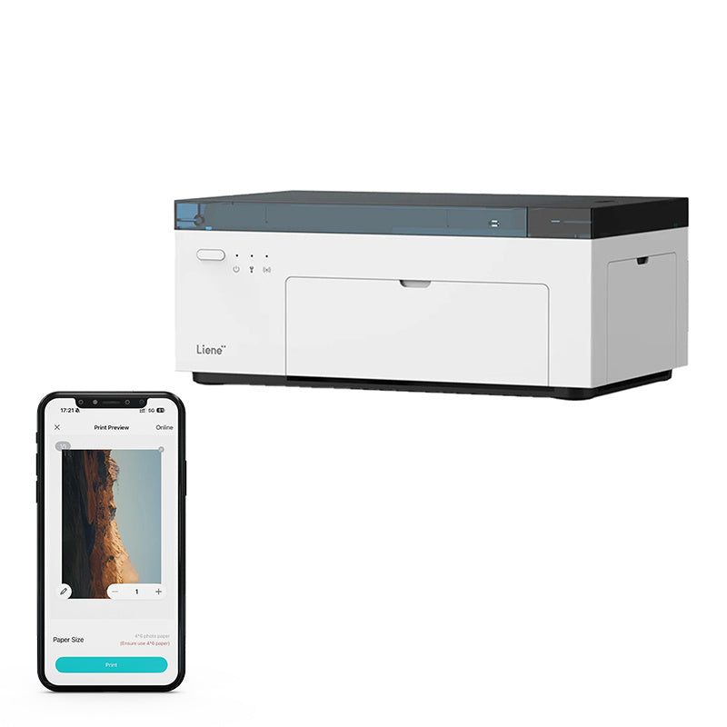 Liene Amber M100 4x6" bærbar foto printer
