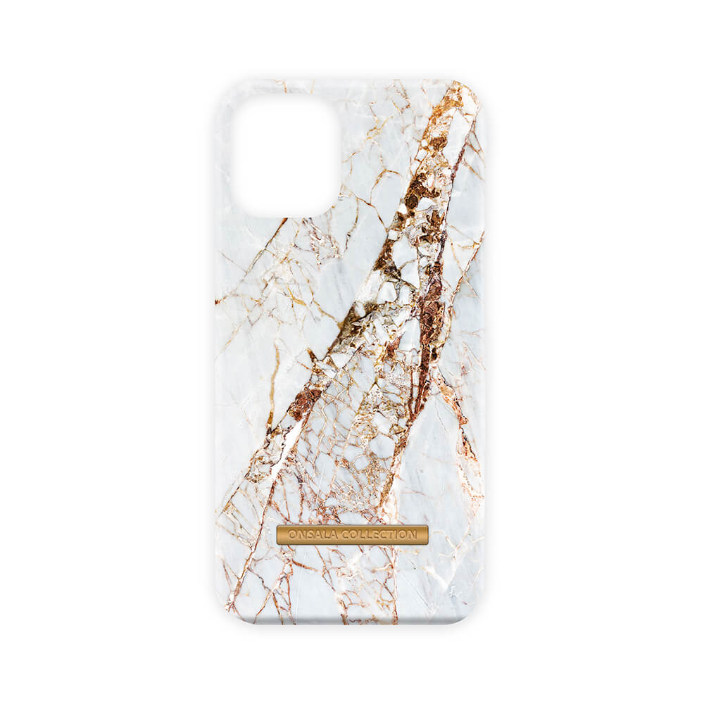 ONSALA COLLECTION Mobil Cover Soft White Rhino Marble iPhone 12 Mini