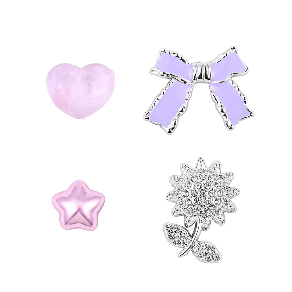 Charms Pimp Your Phone Metal og Plastik 4 stk