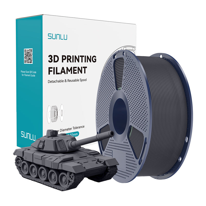 Sunlu PLA+ højhastighedsfilament, grå