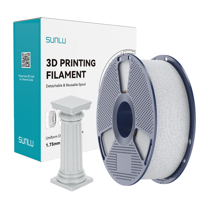 Filament Sunlu PLA Højhastighedsmarmor (oreo)