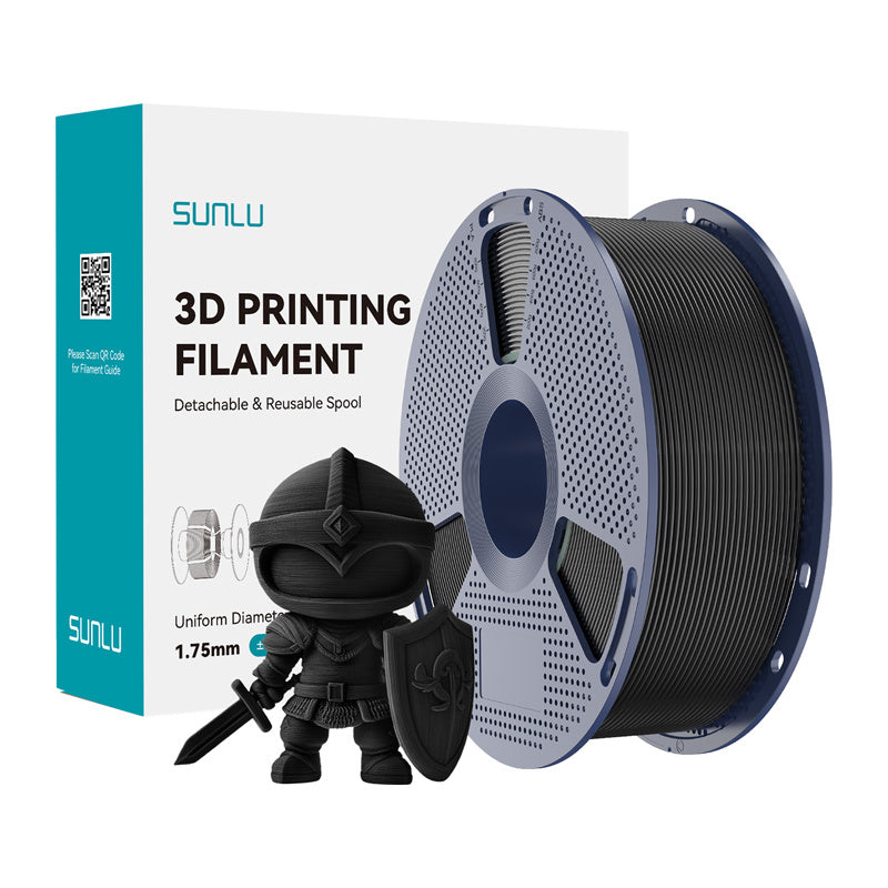 Sunlu PLA+ Filament (sort)