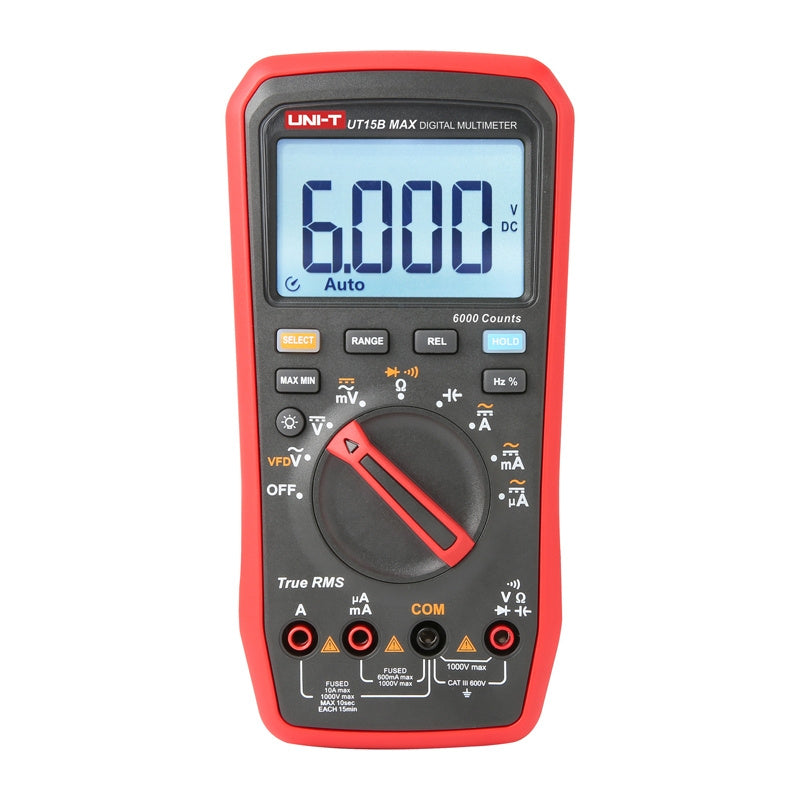 Uni-T True RMS UT15B MAX Digital Multimeter
