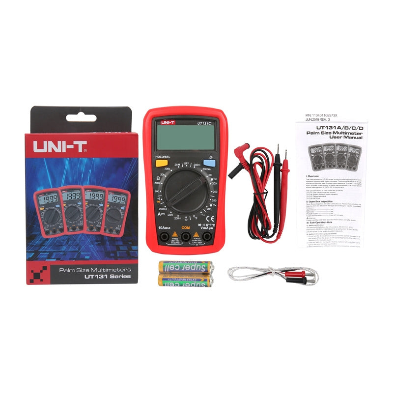 Uni-T Palm-Size UT131C Digital Multimeter