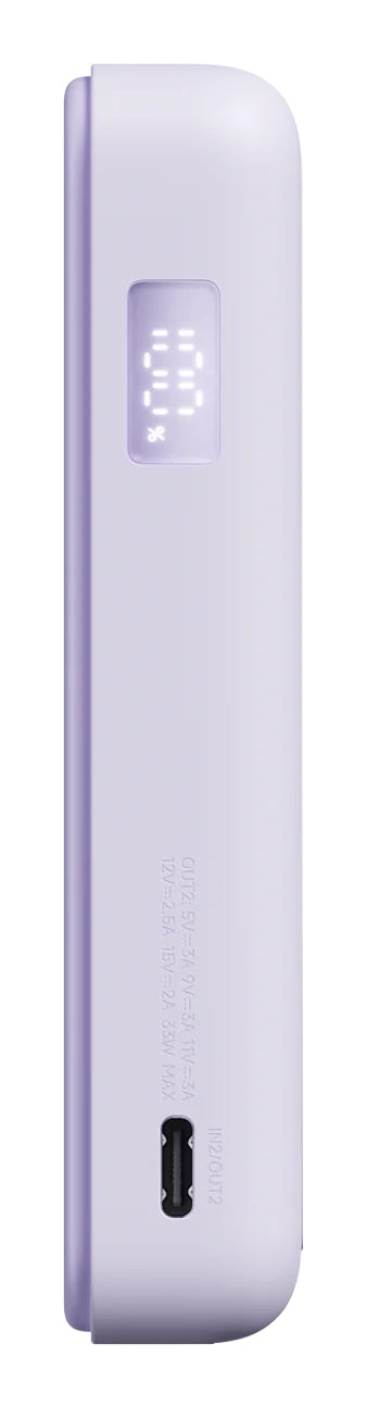 Xiaomi BHR08PAGL powerbank Lithium-Ion (Li-Ion) 5900 mAh Trådløs opladning Lilla