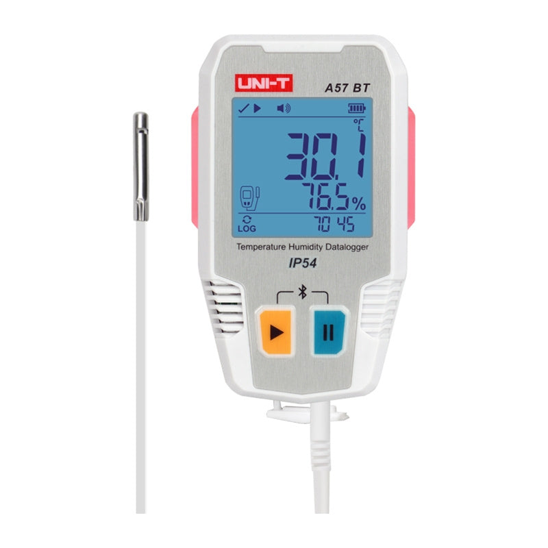 Uni-T A57 BT Bluetooth temperatur- og fugtighedsdata logger