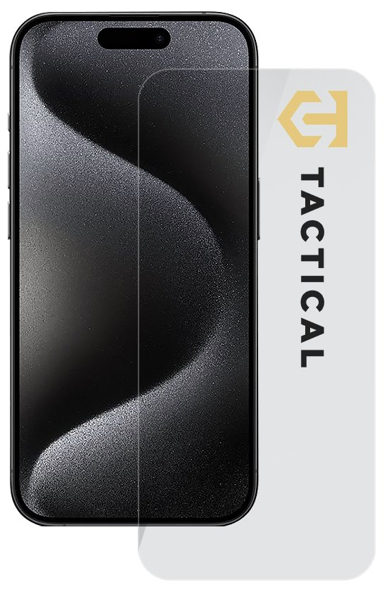 Tactical Glass Shield 2.5D for Apple iPhone 15 Pro Clear