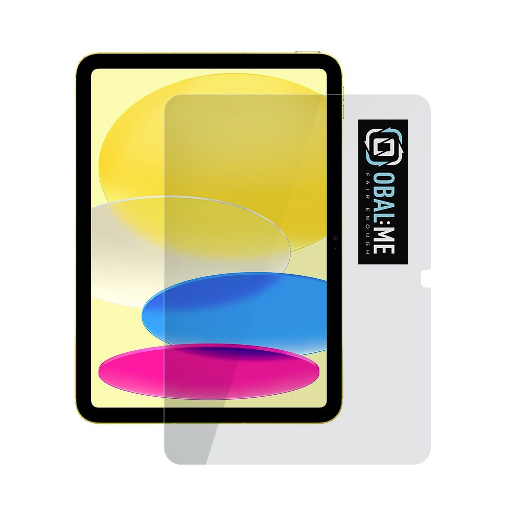OBAL:ME 2.5D Glass Screen Protector for Apple iPad 10.9 2022/11 2025 Clear