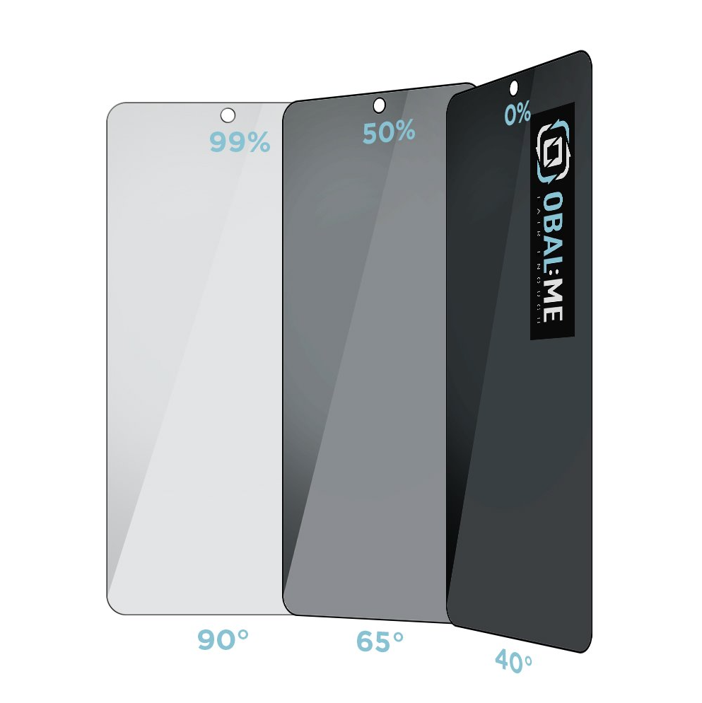 OBAL:ME Privacy 5D Glass Screen Protector for Samsung Galaxy S26 Black