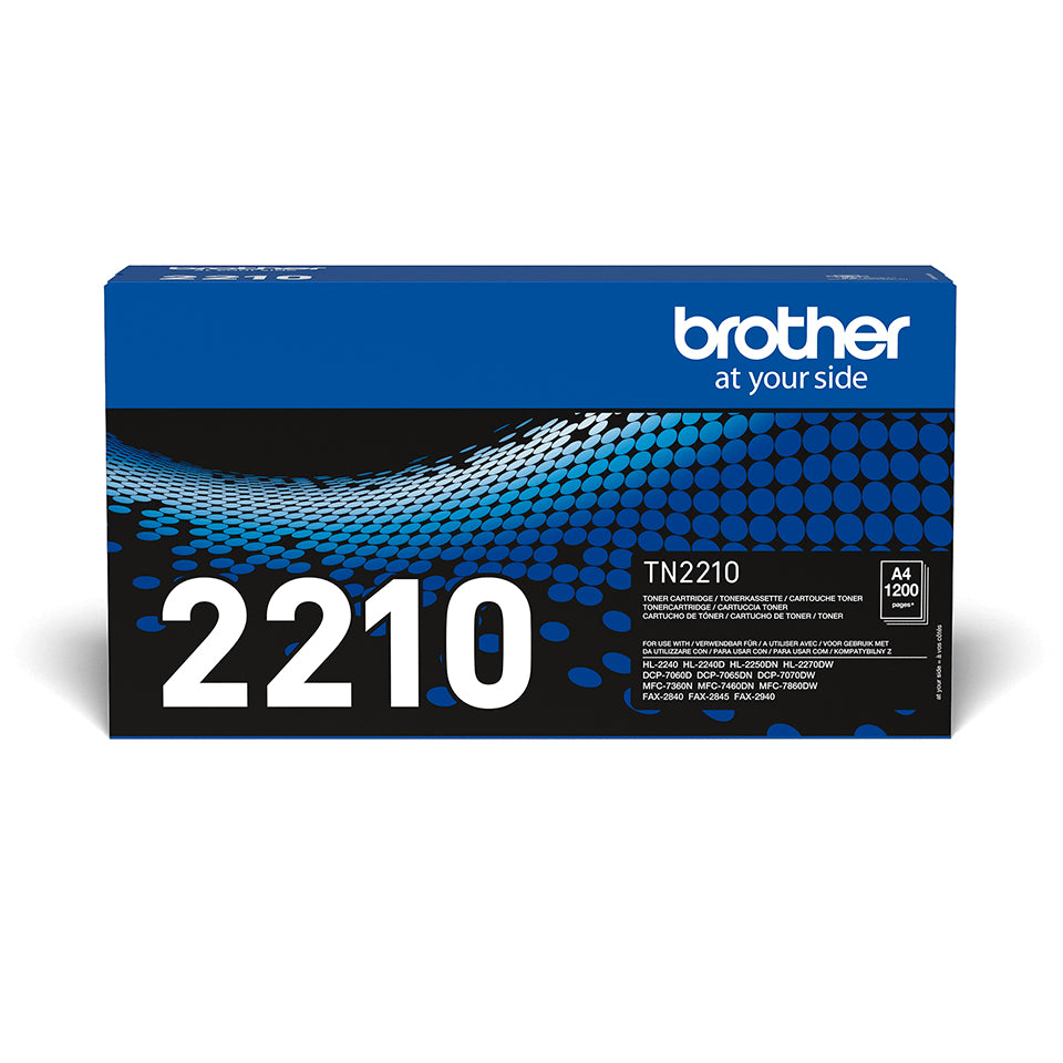 Brother TN-2210 tonerpatron 1 stk Original Sort