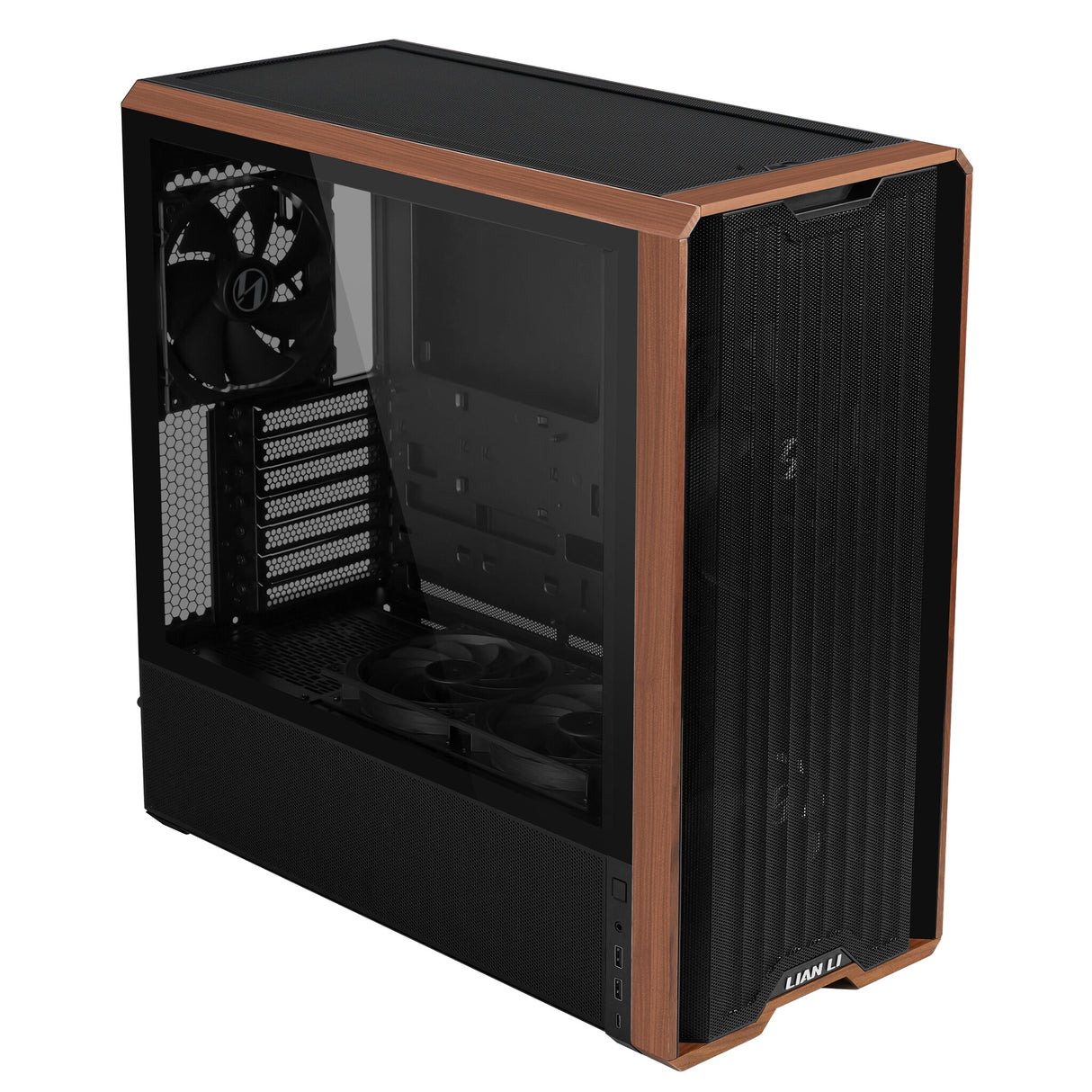 Lian Li Lancool LAN217X computeretui Midi Tower Sort, Træ