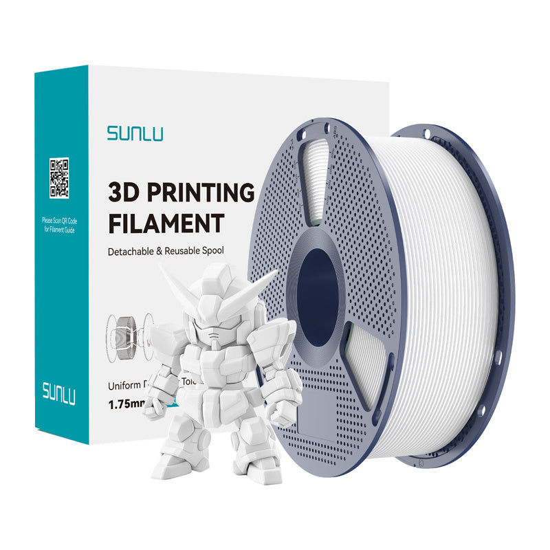 Sunlu PLA+ 2.0 Filament (hvid)
