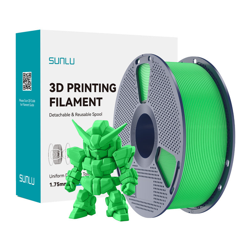 Sunlu PLA+ 2.0 Filament (grøn)