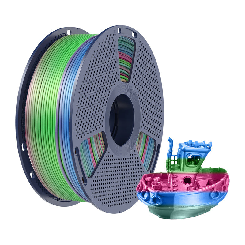 Sunlu PLA+ Silkefilament (Rainbow) 06