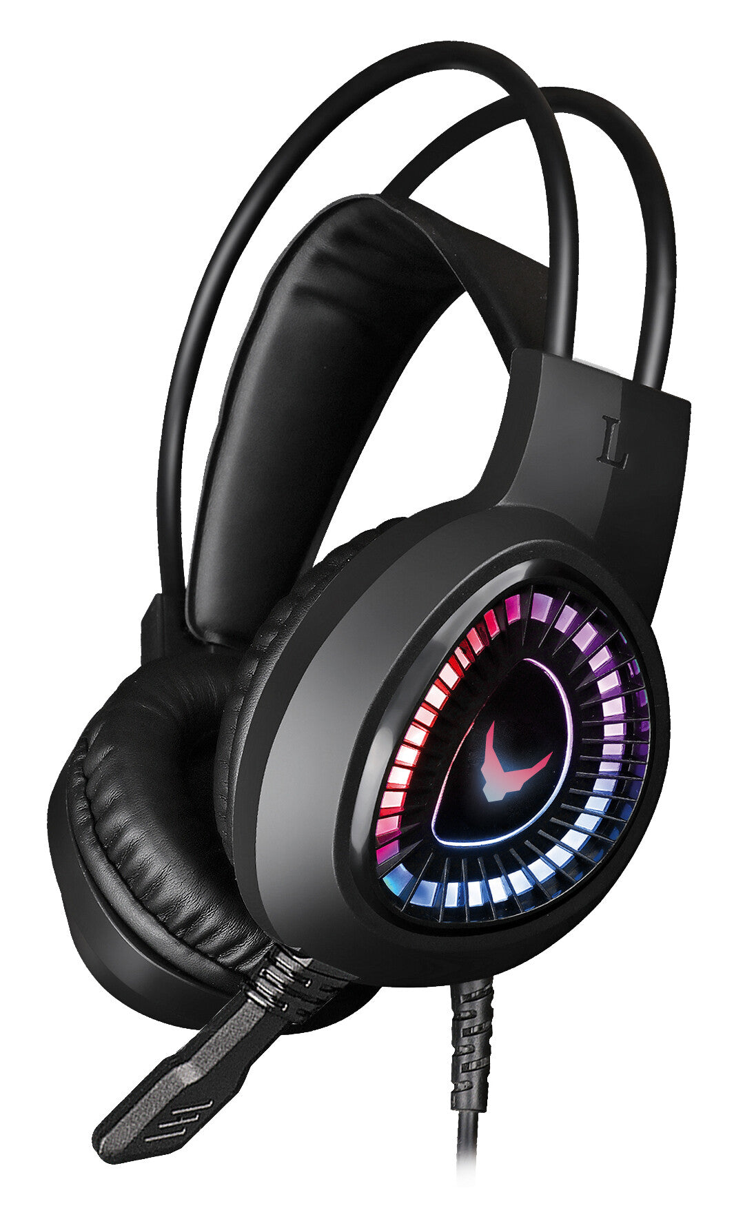 Varr VH8010L hovedtelefoner/headset Ledningsført Spil Sort