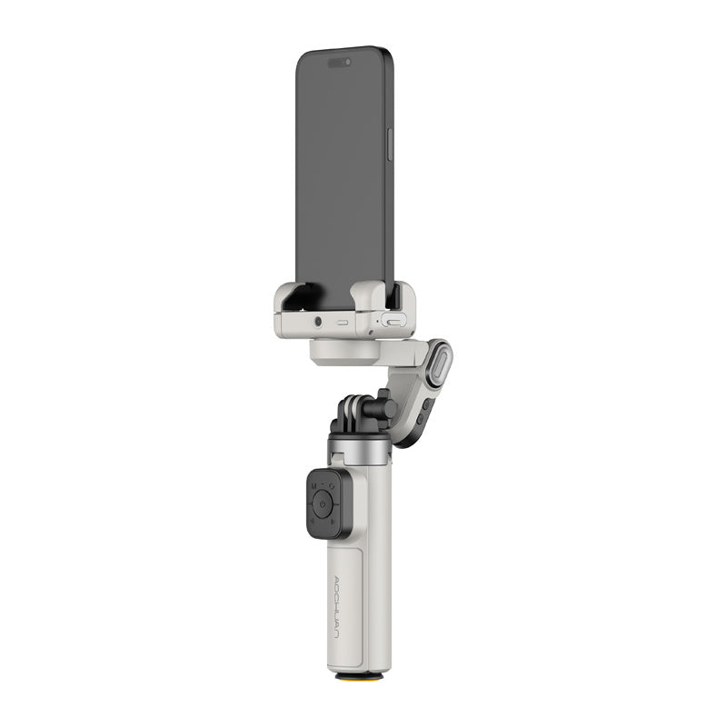 AOCHUAN M3 Pro Gimbal med RGB-belysning (sort)