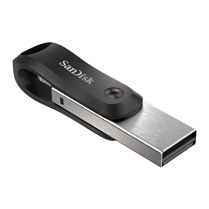 SanDisk 00183588 USB-nøgle 128 GB USB Type-A / Lightning 3.2 Gen 1 (3.1 Gen 1) Sort, Sølv