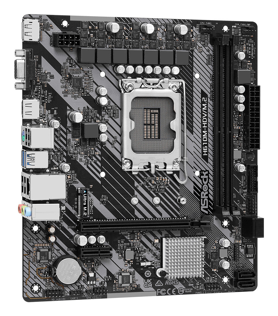 Asrock H610M-HDV/M.2 R2.0 Micro-ATX LGA1700