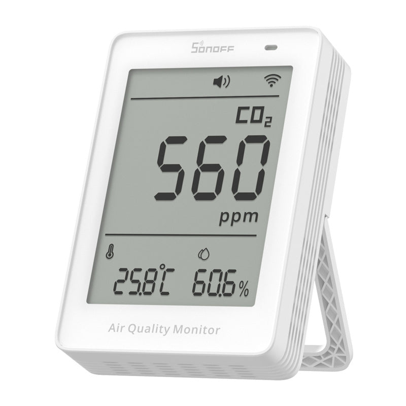 Sonoff AirGuard CO2 SAWF-08P WiFi LCD luftkvalitetsmåler