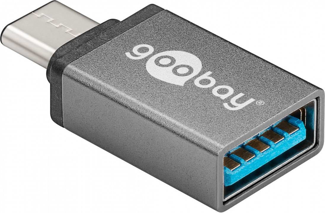 goobay USB-C adapter Grå