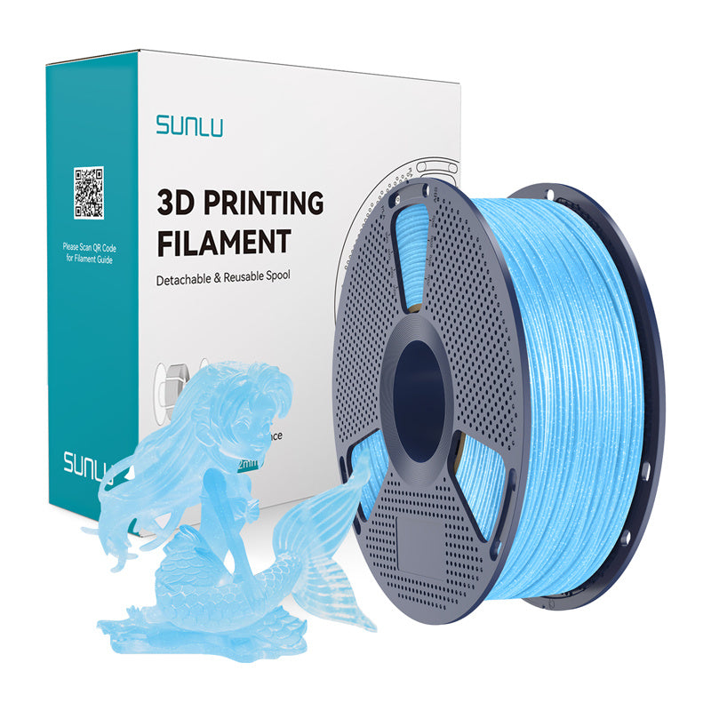SUNLU PLA-filament (blåt)