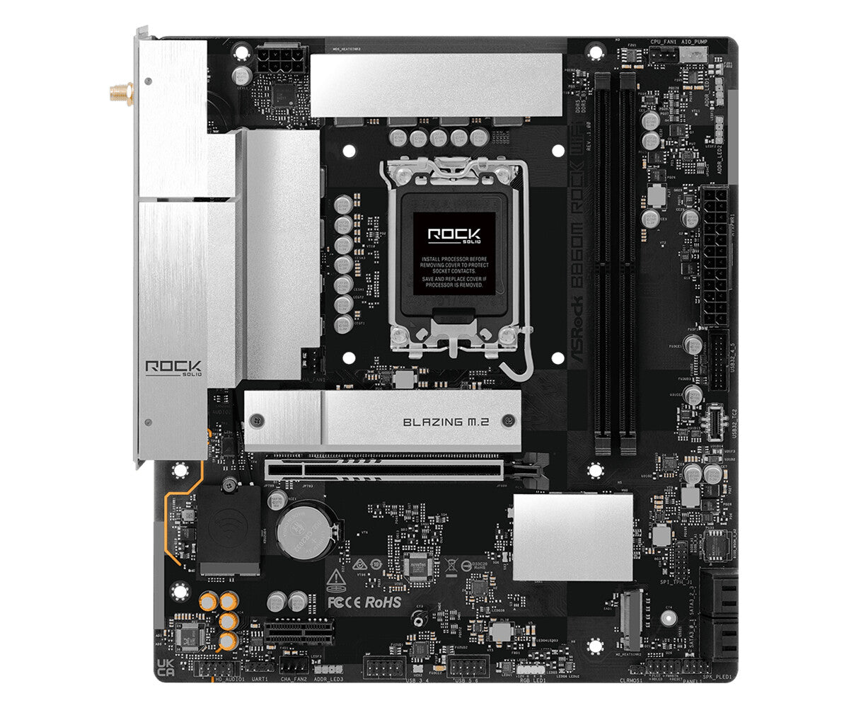 ASRock B860M Rock Wifi 1851 mATX HDMI/DP DDR5