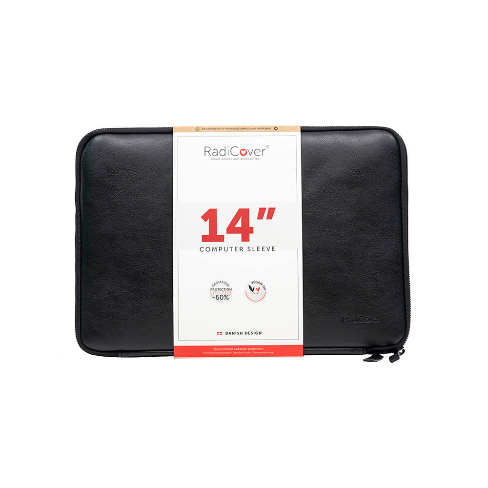Radicover Antiradiation Computer Sleeve 14" Universal Black Pu