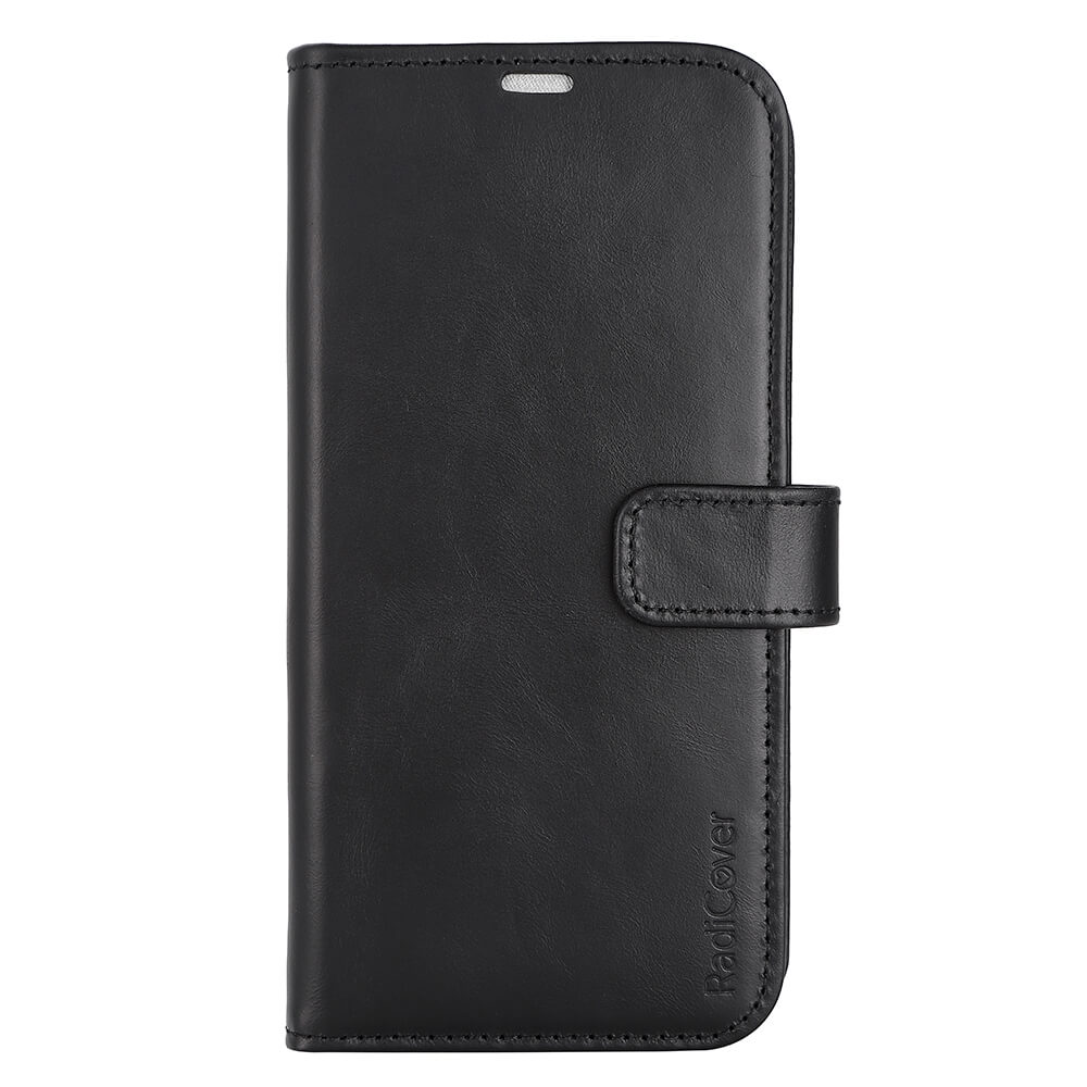 Radicover 2in1 3 Card Anti Radiation Rfid I Phone 14 Plus 6,7" Black Leather