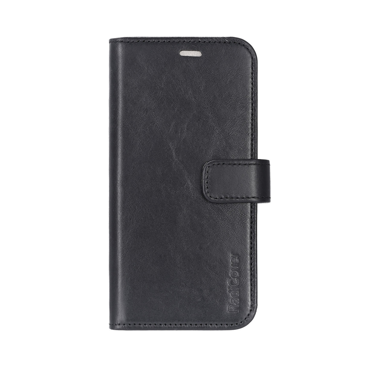 Radicover 2in1 Anti Radiation Rfid 3 Card Mag S I Phone 16 Black Leather